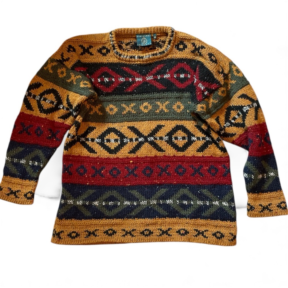 Gaeltarra Ireland Patterned Men's wool Sweater